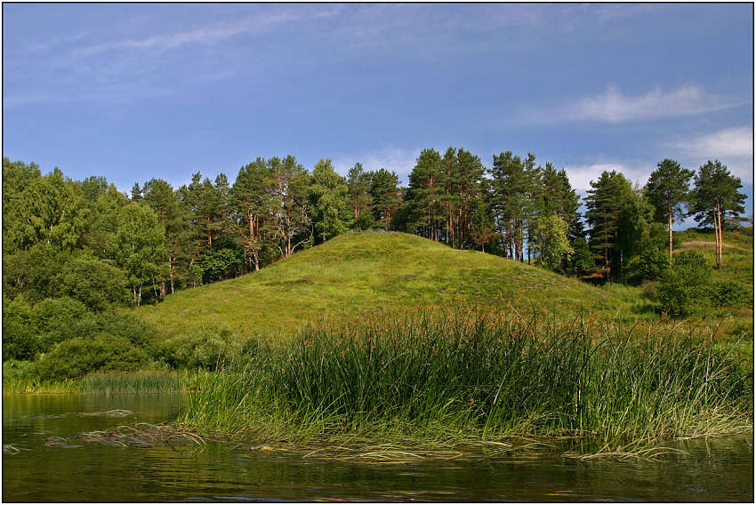 фото "Курган" метки: пейзаж, вода, лес