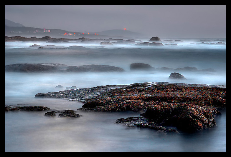 фото "Cold Blue Sea" метки: пейзаж, закат