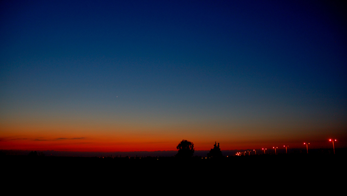фото "Early Morning Star" метки: пейзаж, закат, ночь