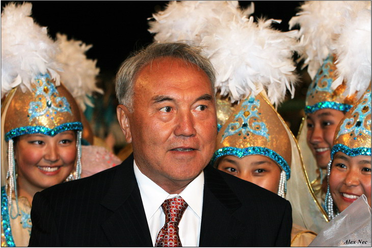 photo "At a meeting with the President of Kazakhstan" tags: misc., reporting, 