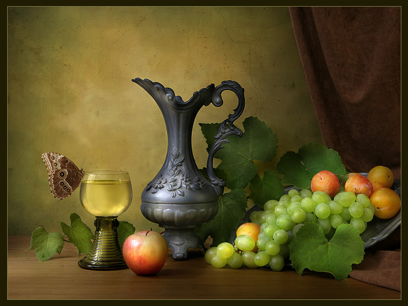 фото "Still-life with the butterfly" метки: натюрморт, 