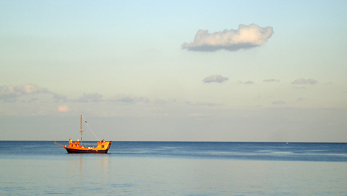 фото "Одинокий кораблик" метки: пейзаж, 