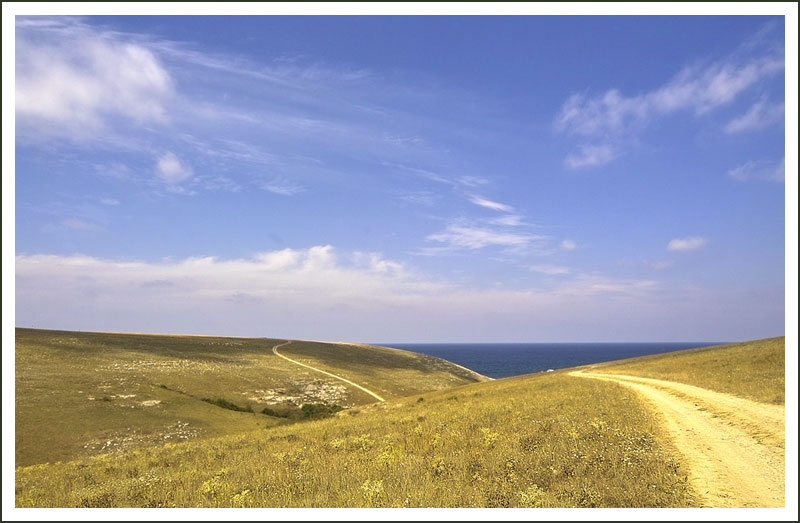 photo "two road - one way" tags: landscape, mountains