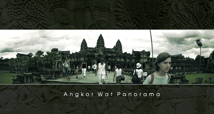 фото "Angkor Wat Panorama" метки: архитектура, пейзаж, 