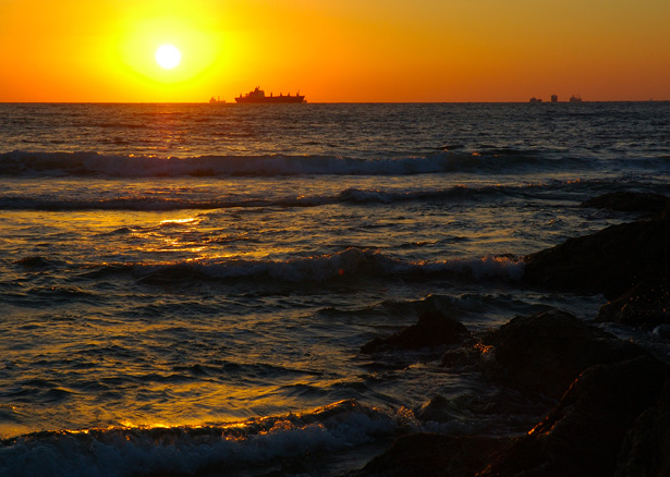 photo "Warm Sunset" tags: landscape, sunset, water