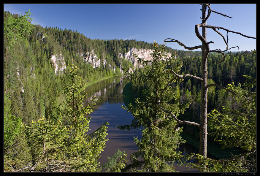 photo "Ural. Chusovaya river / 0159_0106" tags: landscape, mountains, rocks, summer