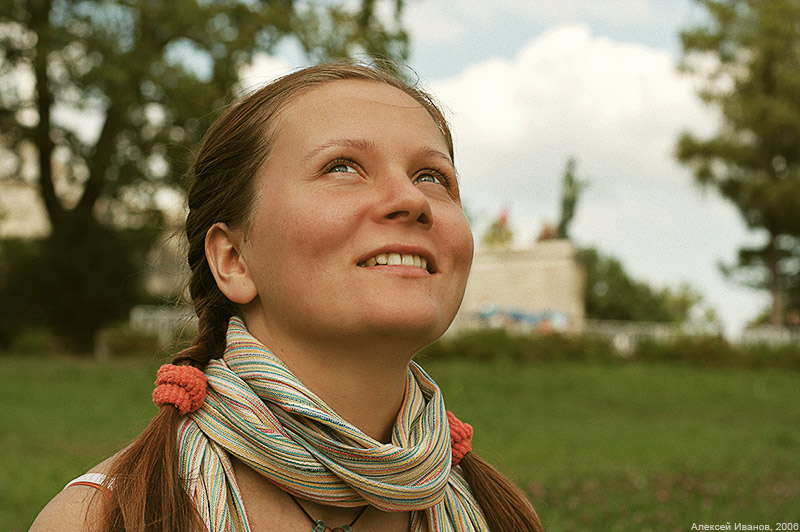 photo "About the sky" tags: portrait, woman