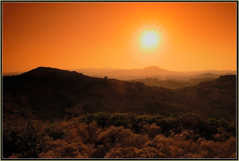 photo "Star named the sun" tags: landscape, mountains, sunset
