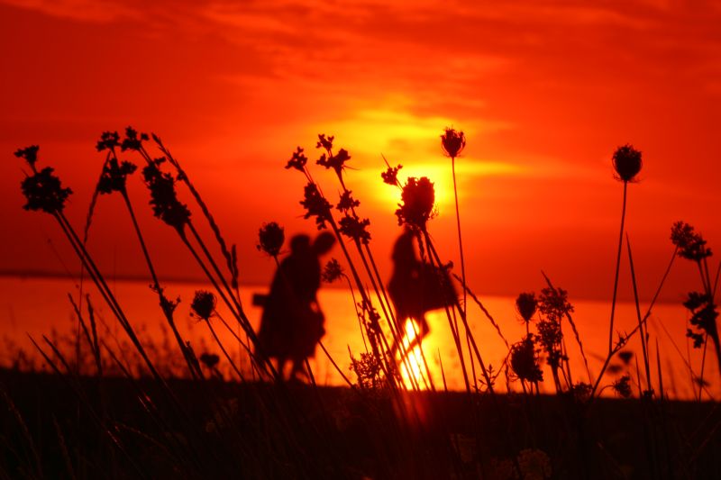 photo "Dancing with..." tags: travel, landscape, Europe, sunset