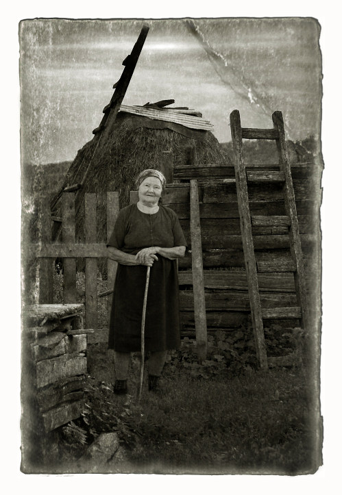 photo "Aunt Maria" tags: old-time, black&white, 