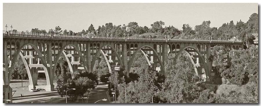 photo "Colarado St. Bridge !" tags: travel, black&white, North America