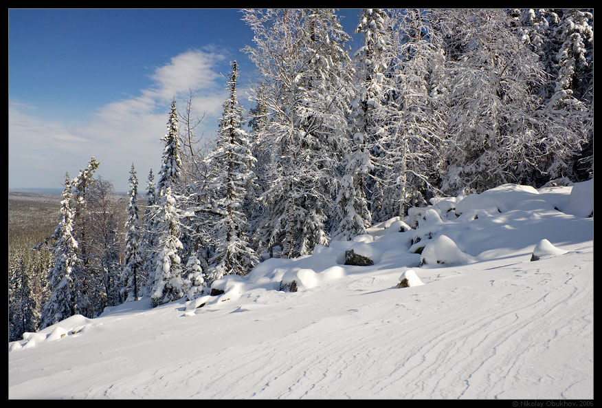 photo "Belaya Mt / 0159_0012" tags: landscape, mountains, winter