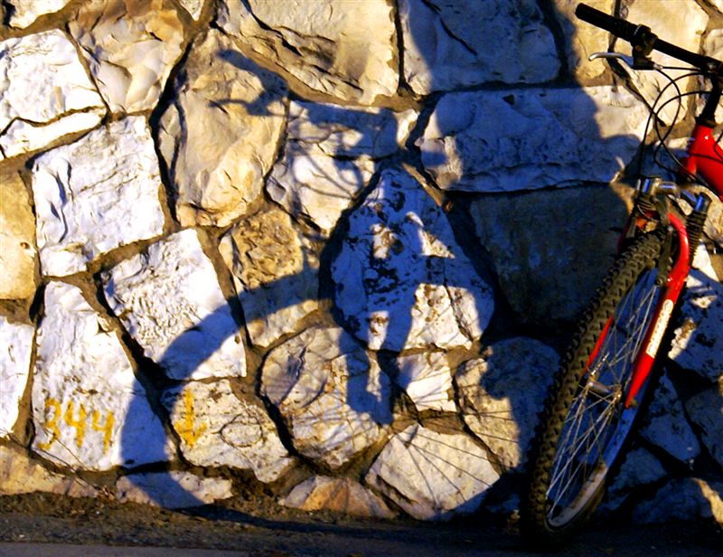 photo "Shadow and it's Bicycle" tags: genre, reporting, 