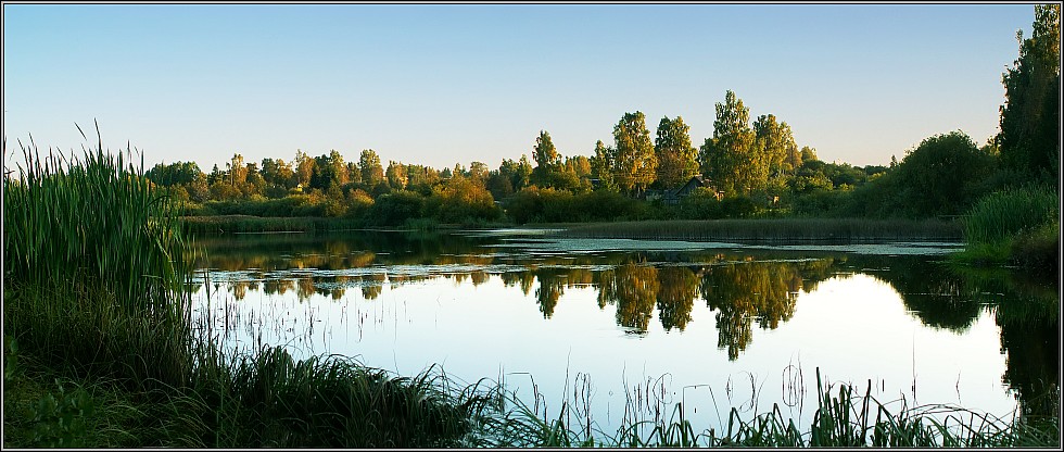 photo "Autumn reflections" tags: landscape, water