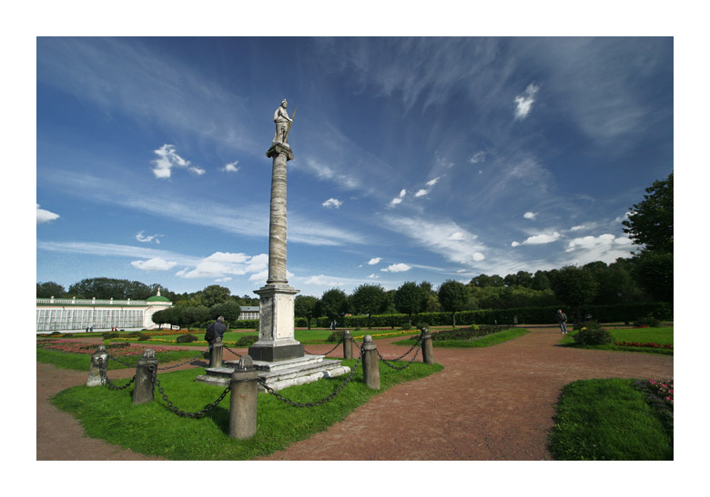 photo "parque Kuskovo..." tags: landscape, architecture, clouds