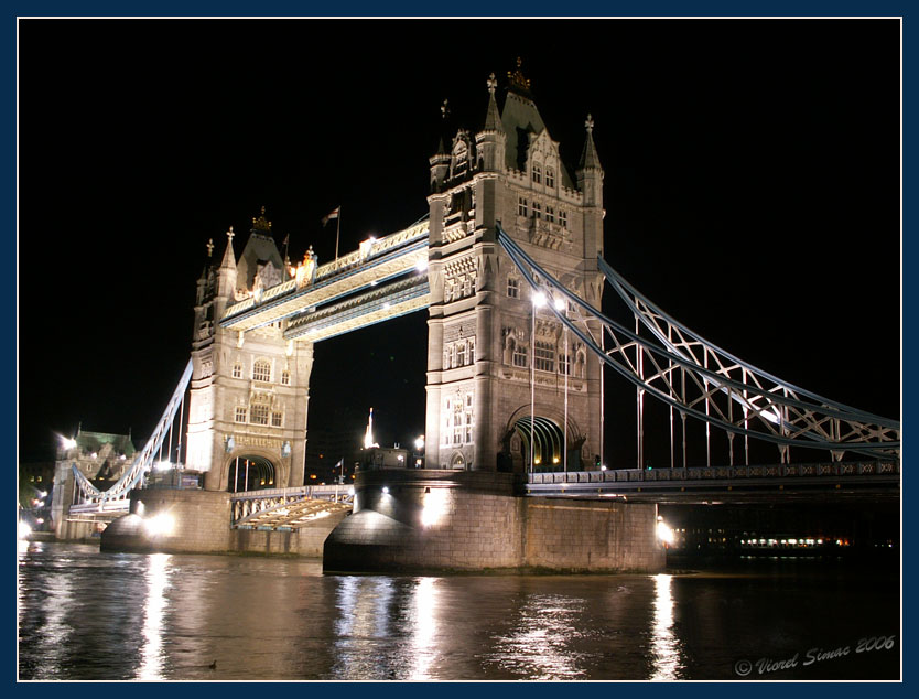 photo "Tower Bridge - in the night" tags: architecture, landscape, 