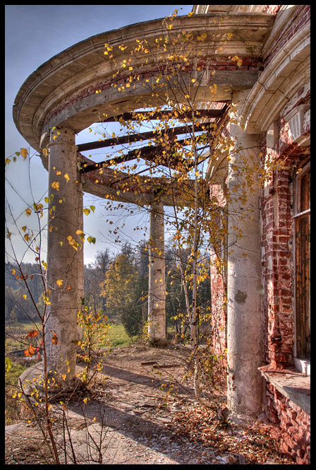 photo "Autumn in manor." tags: architecture, landscape, 