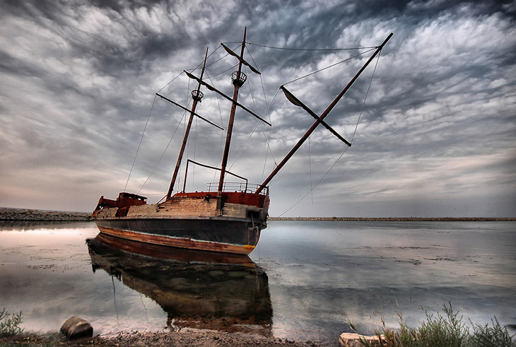 photo "La Grande Hermine" tags: landscape, sunset