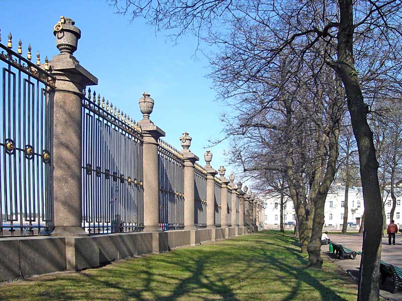 Ограда летнего сада в санкт петербурге
