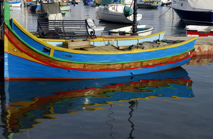 фото "Maltese boat" метки: путешествия, пейзаж, Европа, лето