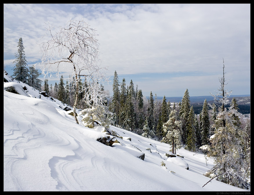 photo "Belaya Mt / 159_0021" tags: landscape, mountains, winter