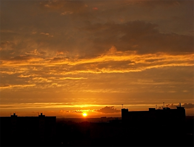 photo "The Sunset" tags: landscape, clouds, sunset