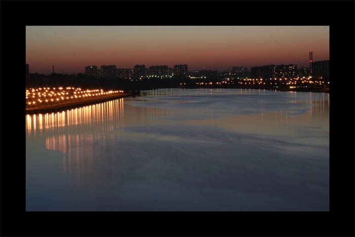 фото "The river in the river" метки: пейзаж, закат