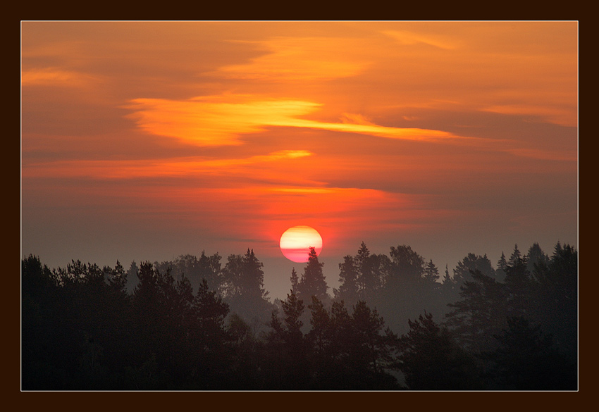 фото "Восход" метки: пейзаж, закат, осень