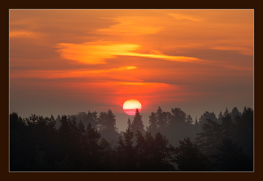 photo "***" tags: landscape, autumn, sunset