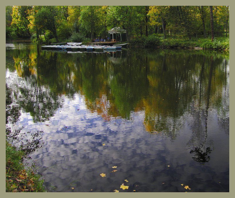 фото "Зеркало осени" метки: пейзаж, вода, осень