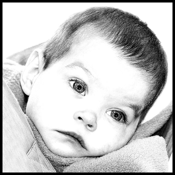 photo "Sadly..." tags: portrait, black&white, children