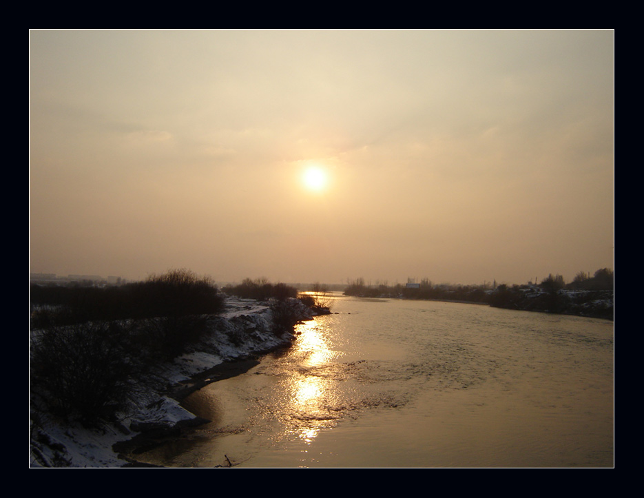 photo "Calm evening" tags: landscape, sunset