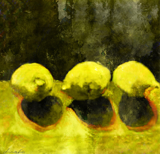 photo "3 lemons" tags: abstract, 