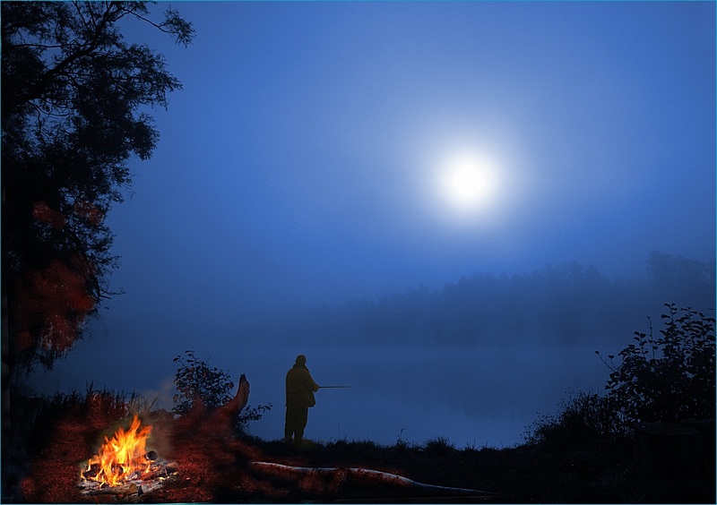 фото "Sounds of night" метки: пейзаж, вода, закат