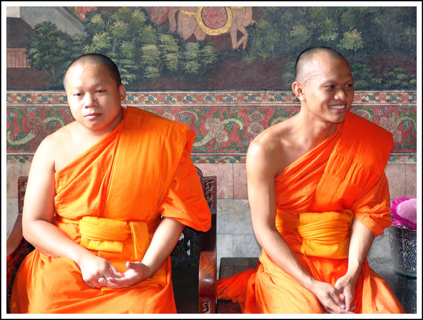фото "Тайские монахи" метки: путешествия, портрет, Азия, мужчина