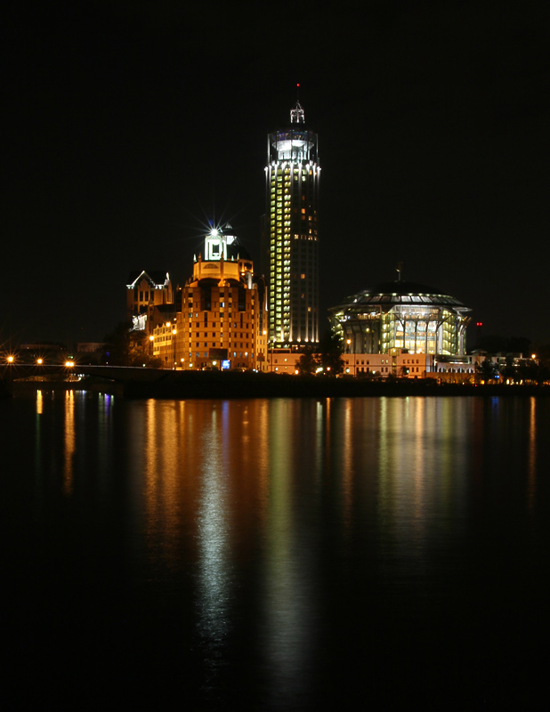 photo "Moscow night light" tags: landscape, night