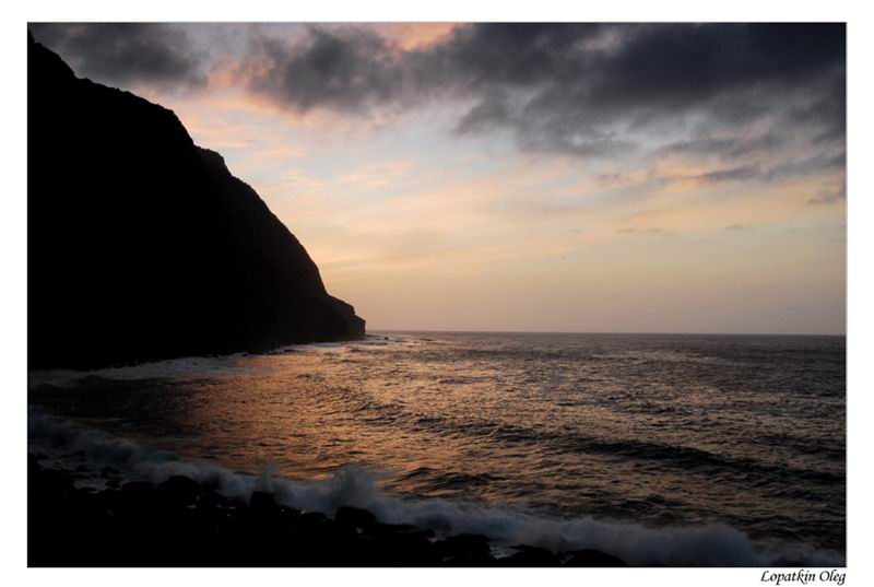 photo "Sunset on Atlantic ocean coast" tags: landscape, travel, 