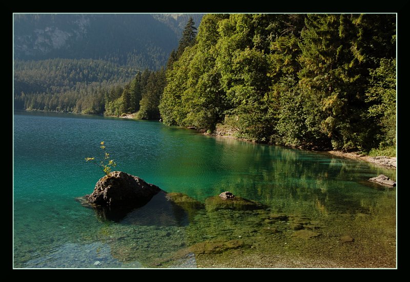photo "Green lake..." tags: landscape, water