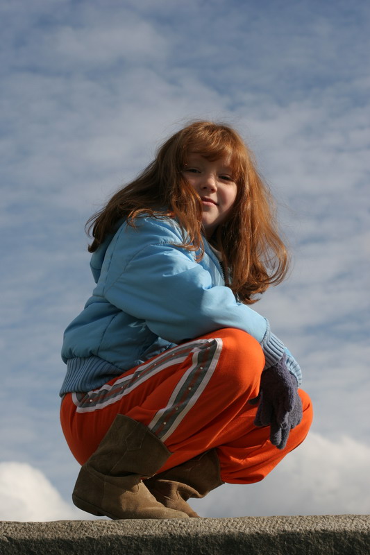 photo "Girl and sky" tags: portrait, children