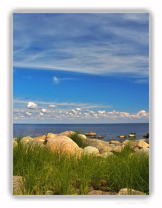 photo "Sky, stones and water #2" tags: landscape, summer, water
