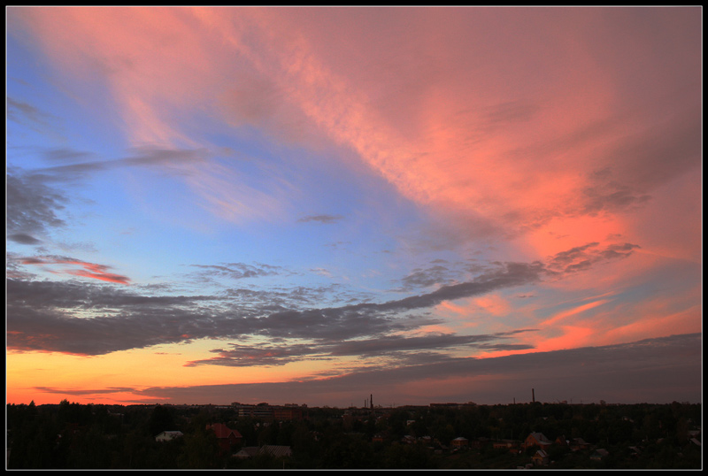 photo "***" tags: landscape, clouds, sunset