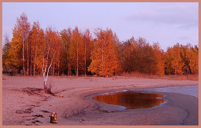 photo "Autumn sunset by the Baltic sea" tags: landscape, autumn, sunset