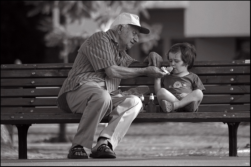 photo "My favourite grandfather" tags: genre, black&white, 