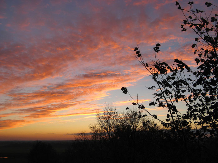 photo "The reflection of sunset" tags: landscape, sunset