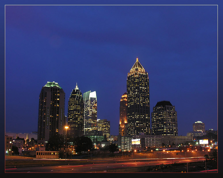 photo "Rainy Night In Georgia..." tags: architecture, landscape, night