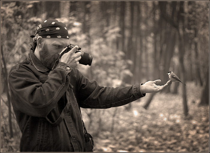 photo "The manual model" tags: genre, black&white, 