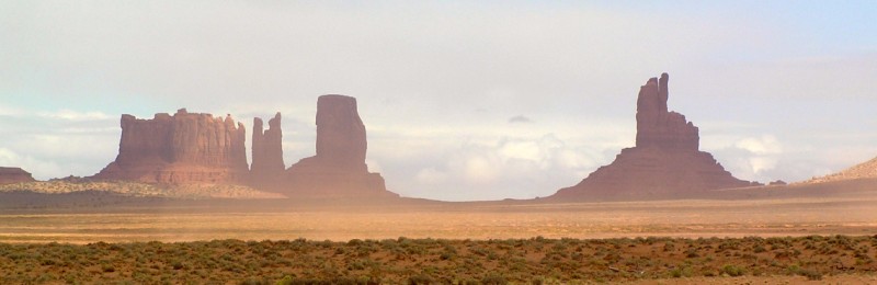 photo "Sand Storm in Monument Valley" tags: travel, landscape, North America, mountains