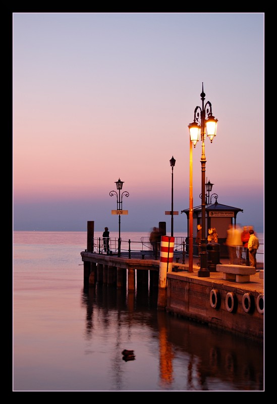 photo "Soon...the night" tags: landscape, sunset, water