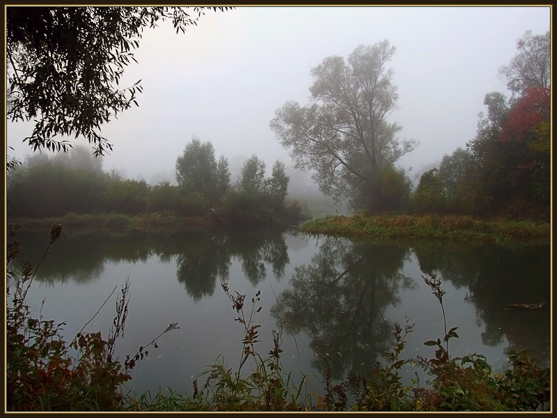 фото "Туманное утро" метки: пейзаж, вода, осень