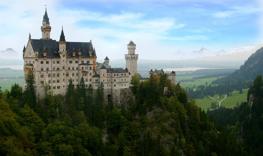 photo "23126 Neuschwanstein castle 2" tags: architecture, travel, landscape, Europe